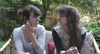 Portrait de Manon et Sarah Br&ucirc;l&eacute;, Les Arbres naissent sous terre 