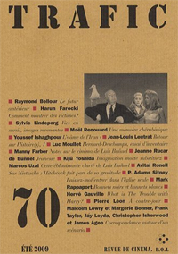 Trafic, revue du cinéma 70 - été 2009