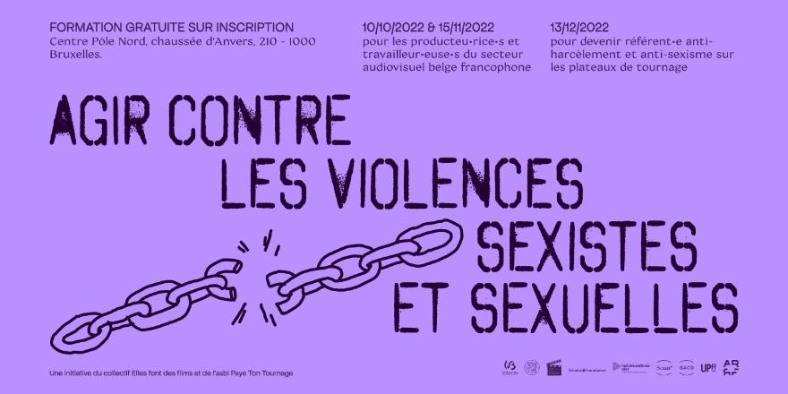 Prévenir et agir contre les violences sexistes et sexuelles dans l'audiovisuel belge francophone