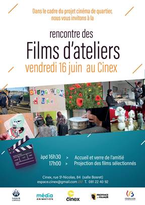 Soirée de projection de films d'atelier