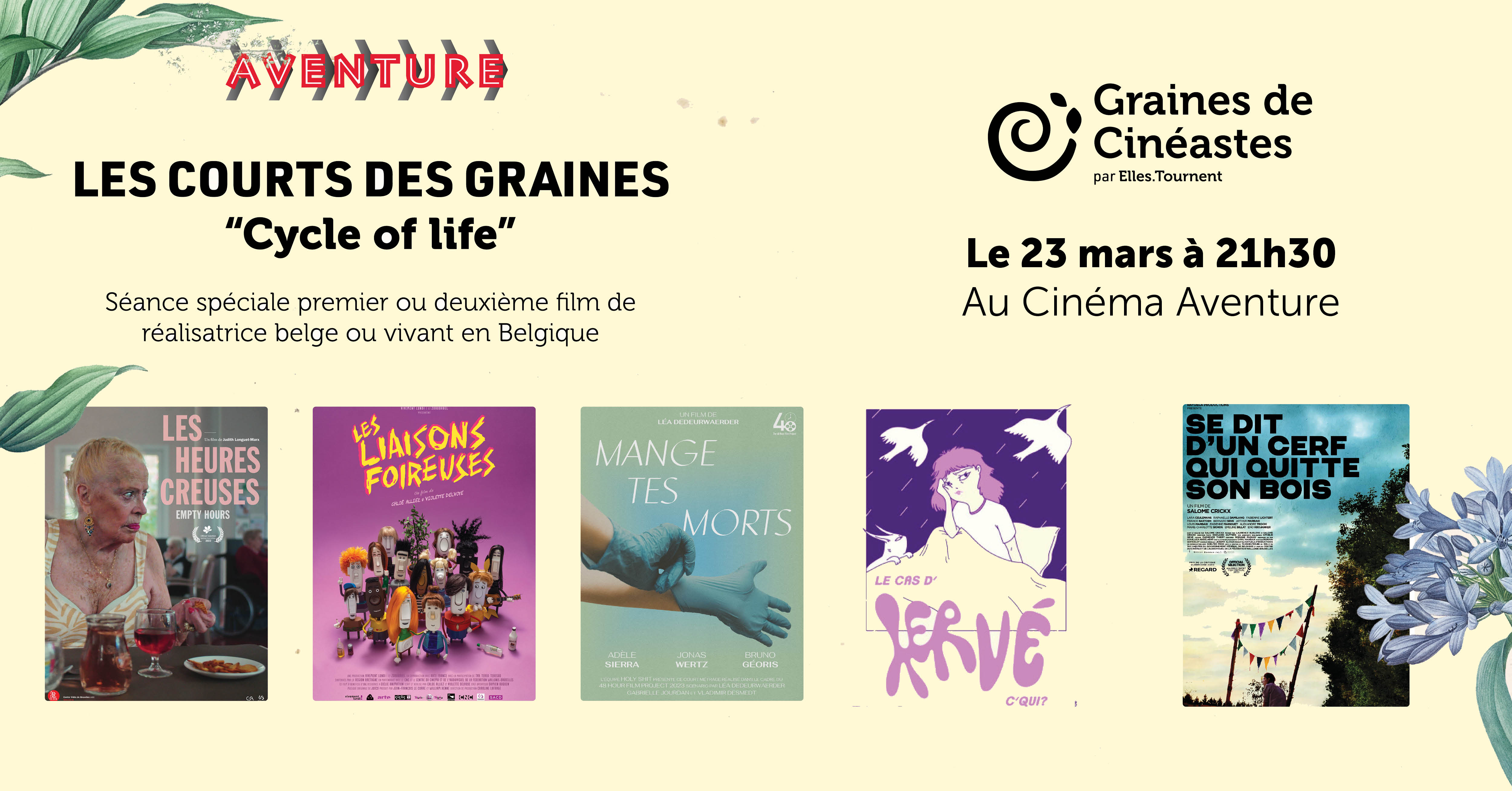 Projection 'Les courts des graines'