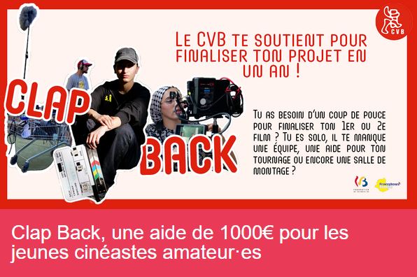Le CVB soutient les jeunes cinéastes amateur·es