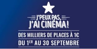 J'peux pas, j'ai cinéma, de retour jusqu'au 30 septembre