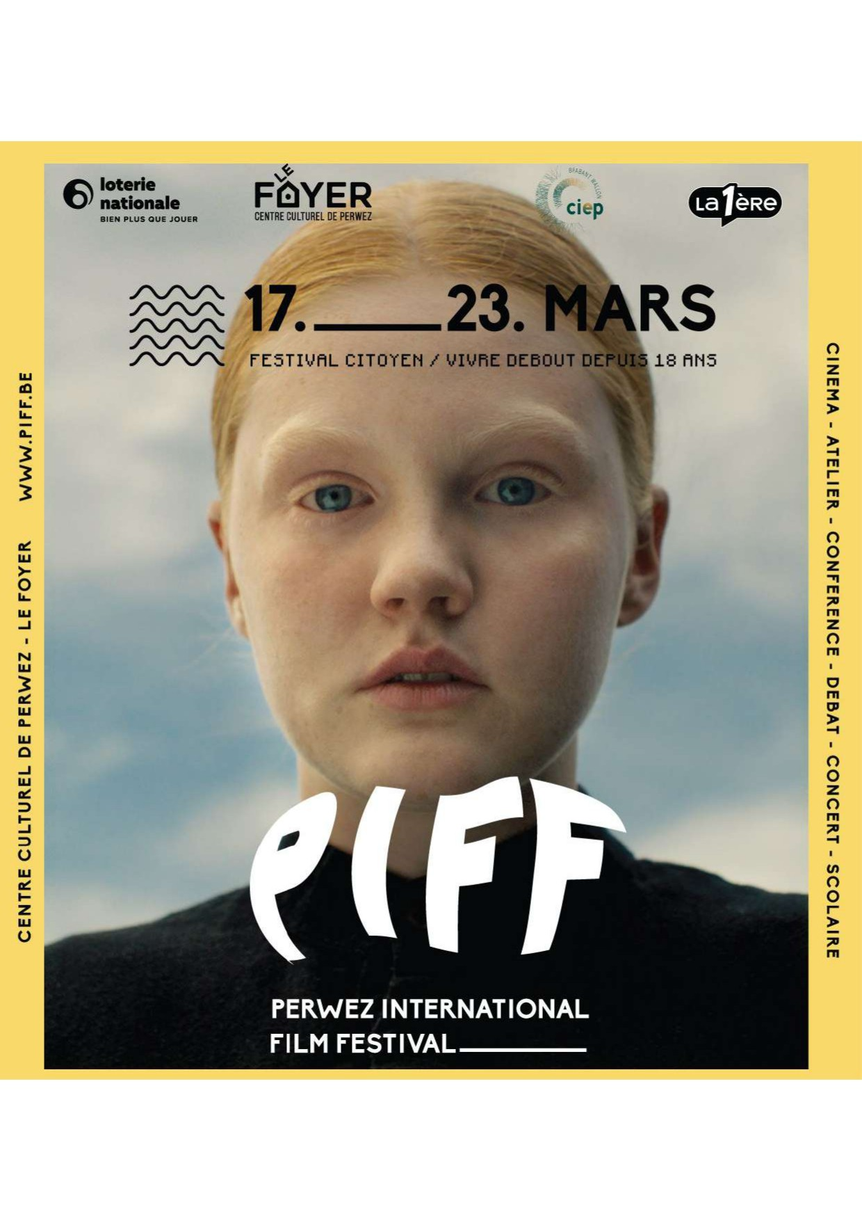 Invitation à l'inauguration de l'édition 2025 du Perwez International Film Festival