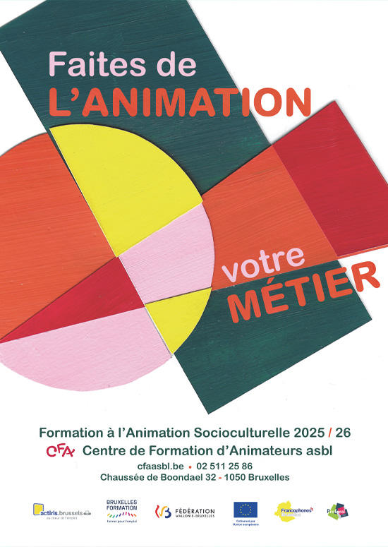 Formations à l'animation - Formations sur mesure - Education aux médias - Séances d'information - Stage de vacances