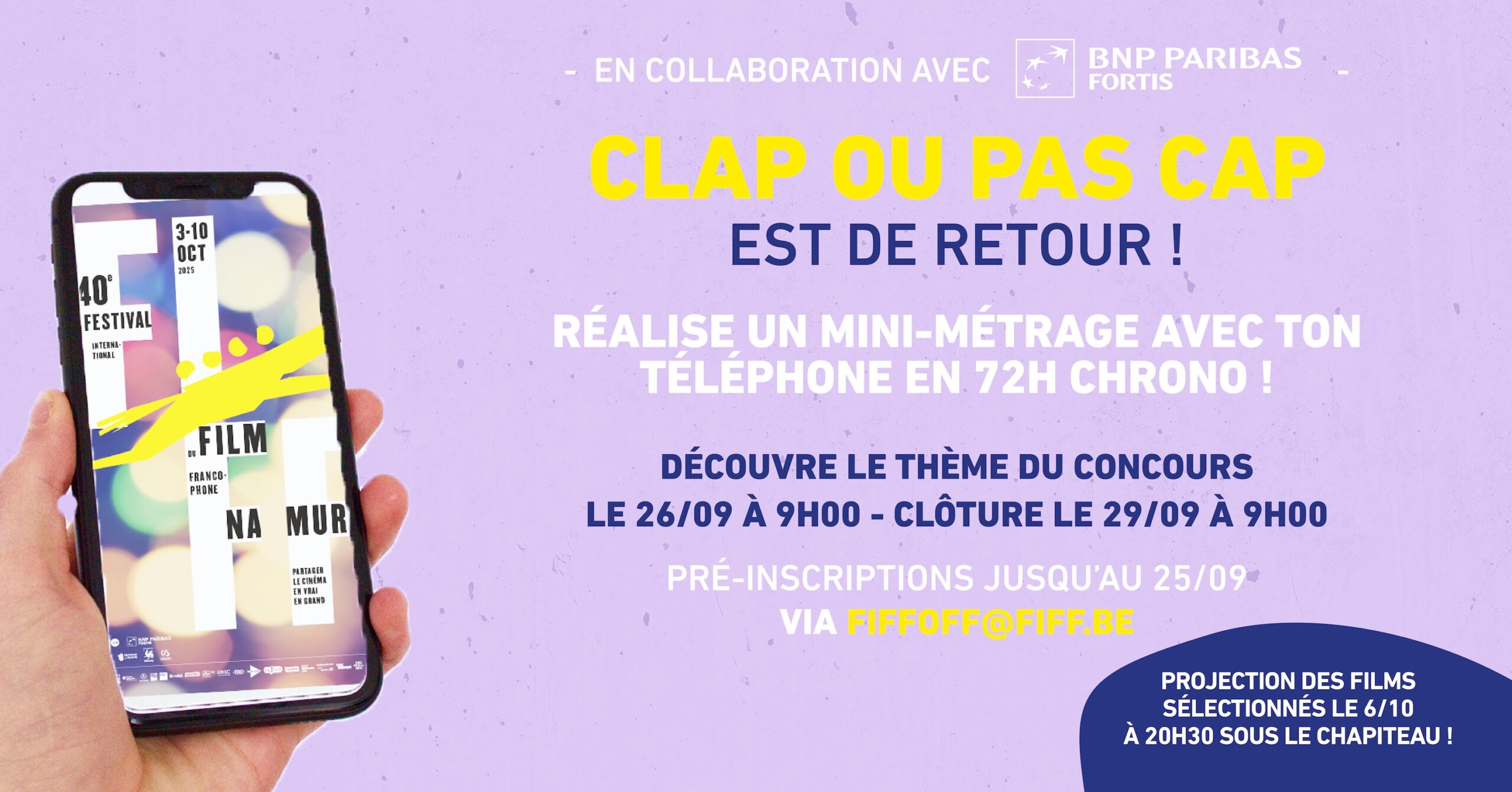 CLAP OU PAS CAP - FIFF 2025