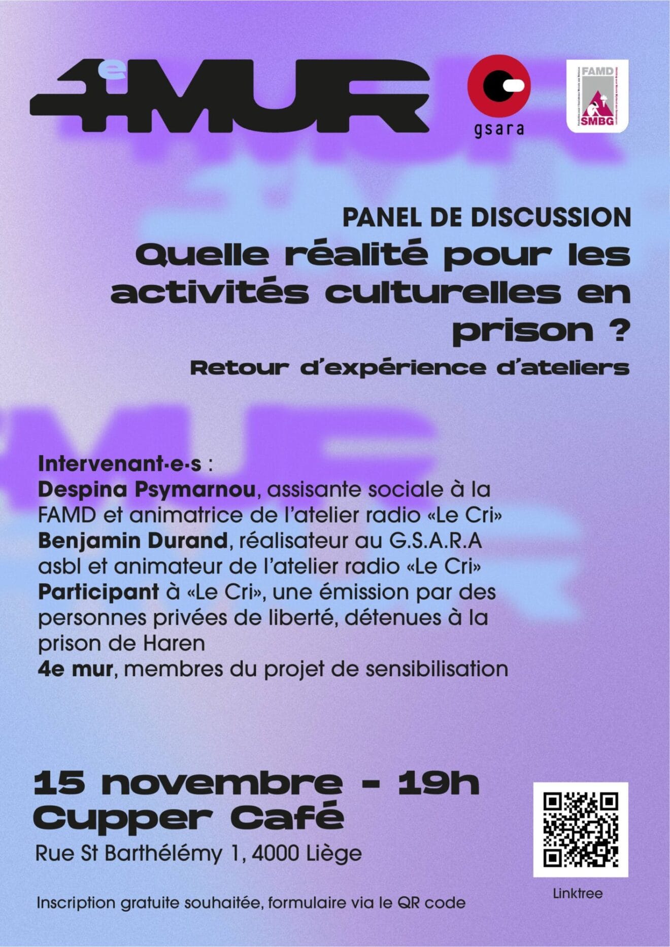 Rencontre et échange avec le Quatrième Mur et le Cri