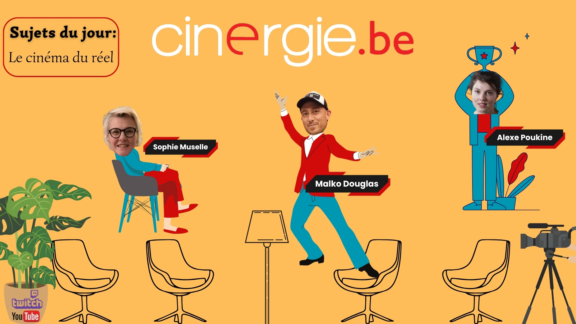 Live Cinergie - Cinéma du Réel avec Alexe Poukine et Sophie Muselle