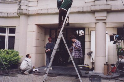 Sur le tournage de La Paille et la Poutre