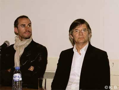 Bille August et Joseph Fiennes, réalisateur et acteur de Goodbye Bafana