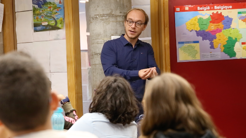 Christophe Hermans, cinéaste en classe