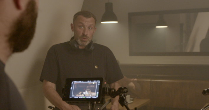 Sur le tournage de la série Meurtres à, à Tournai 
