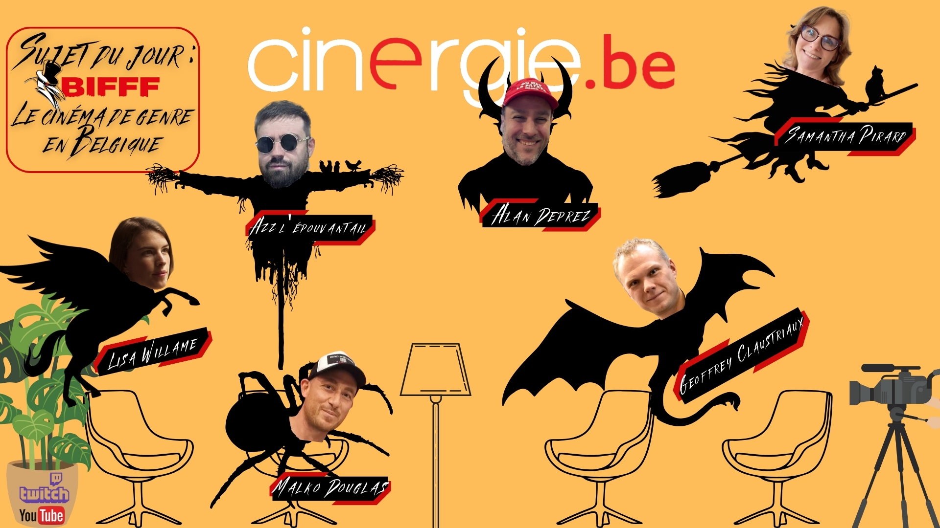 Live spécial BIFFF sur Twitch et YouTube