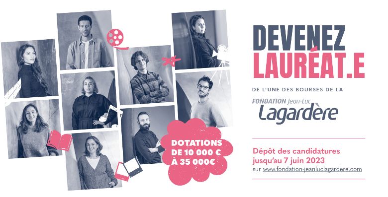 Bourses Audiovisuelles de la Fondation Jean-Luc Lagardère 2023 - 
