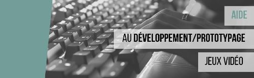 Appel à projets : Aide au développement / prototypage de jeux vidéo - 