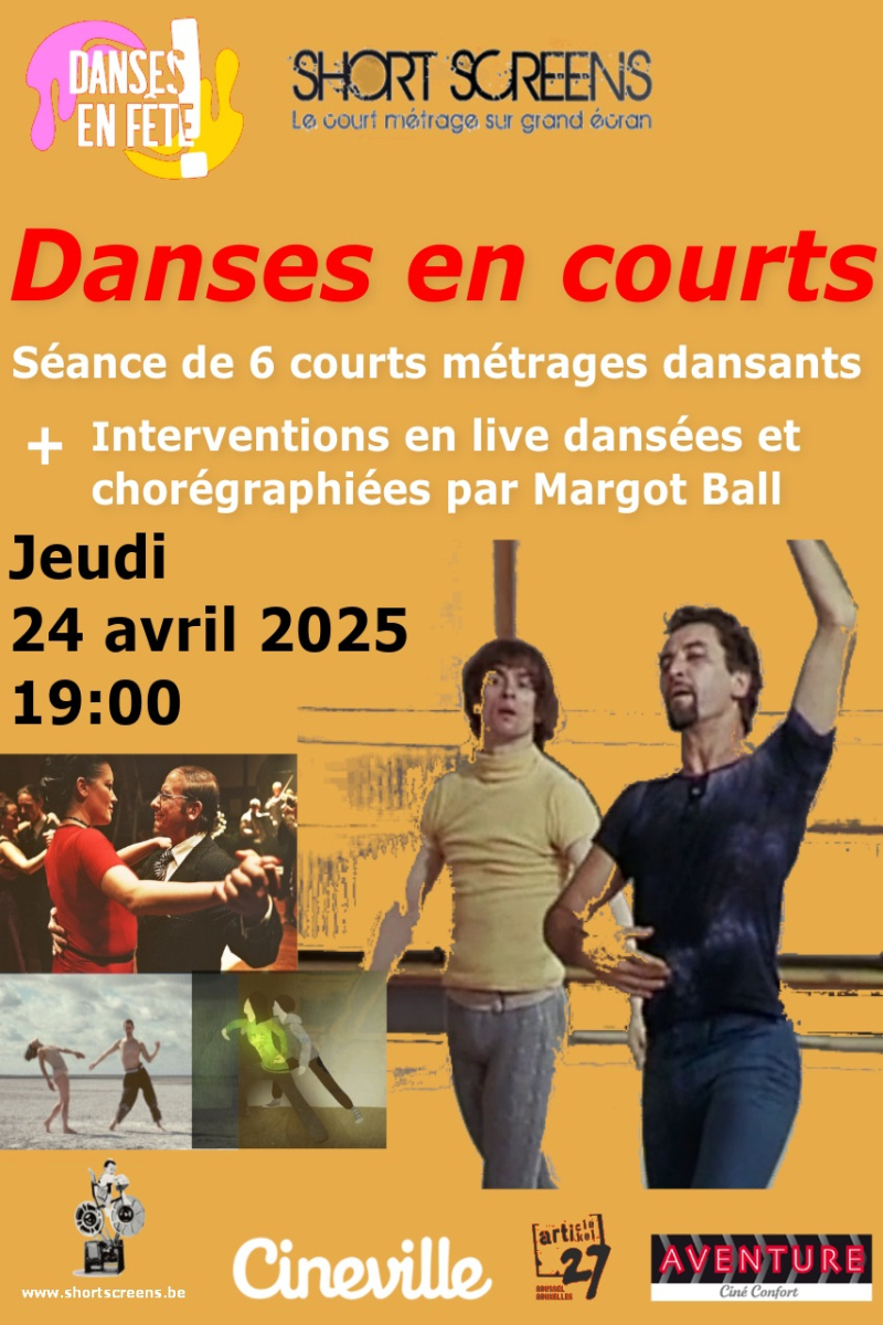 Danses en courts - courts métrages et danses en live