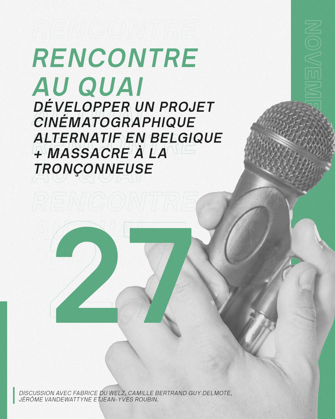 Développer un projet cinématographique alternatif en Belgique - Quai10