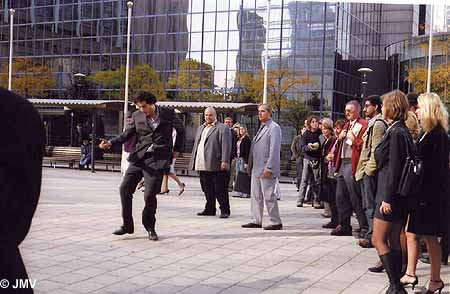 Sur le tournage de J'aurais voulu être un danseur (ex-Broadway dans la tête) 