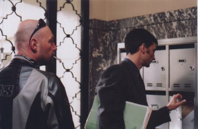 Sur le tournage de La Paille et la Poutre