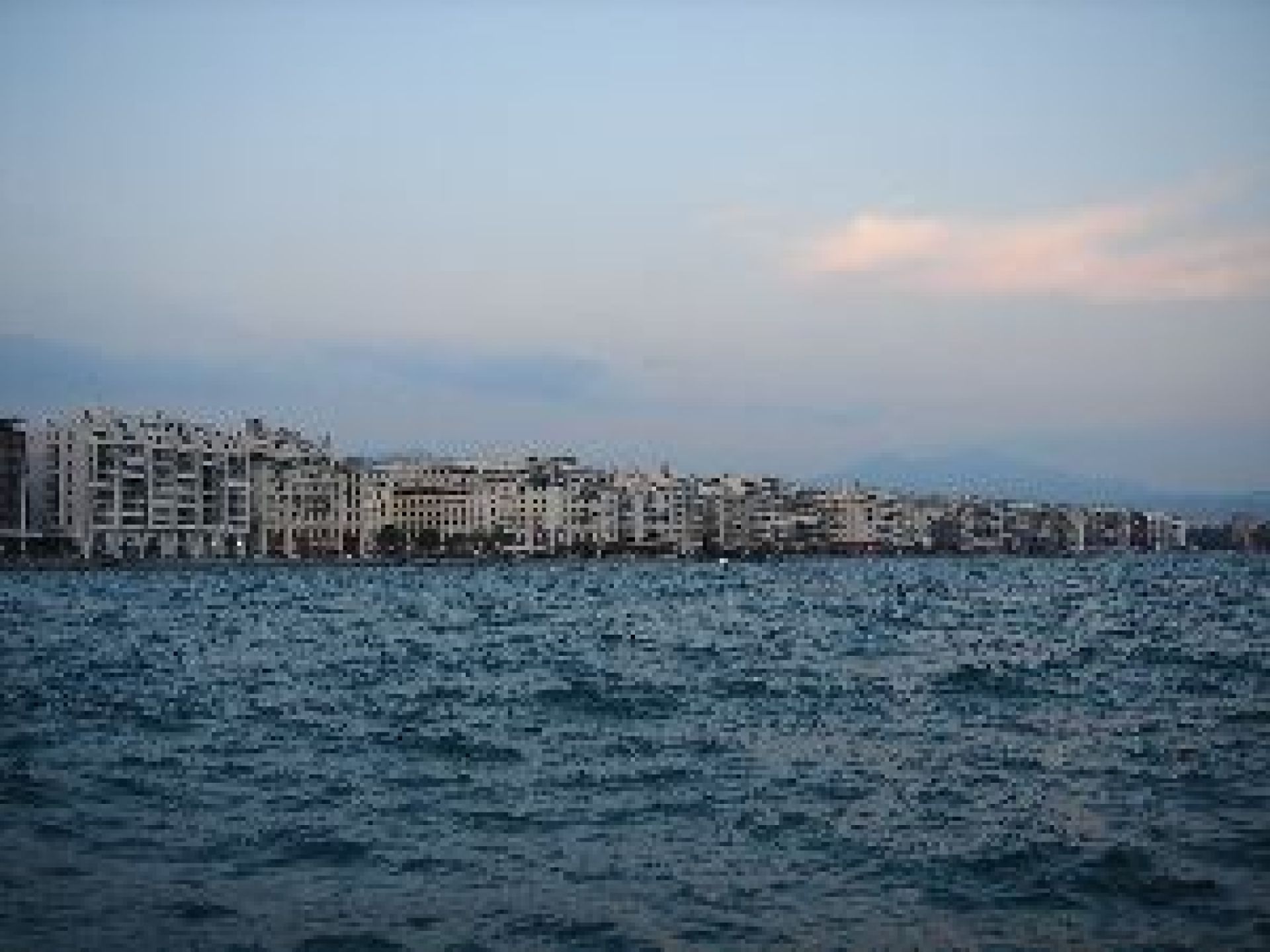Photo de la côte de Thessalonique
