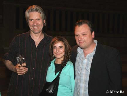 Remise prix lyceens 2006 avec Harry Cleven et Frédéric Fonteyne