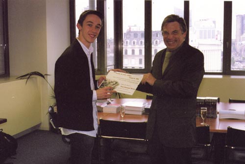 Victor-Emmanuel Boinem, lauréat du concours des jeunes critiques 2006 : L'Enfant