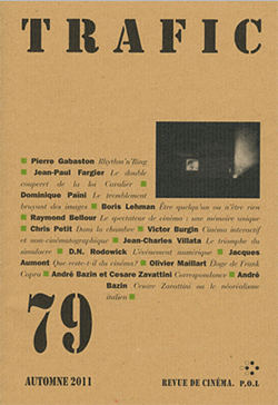 Trafic 79, Automne 2011 