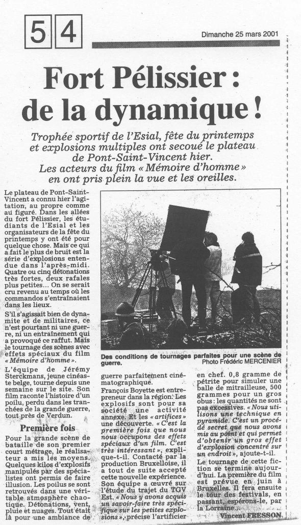 Mémoire d'hommes