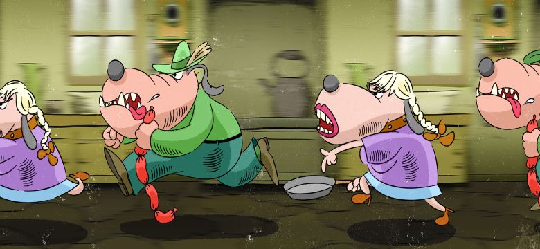 The sausage run